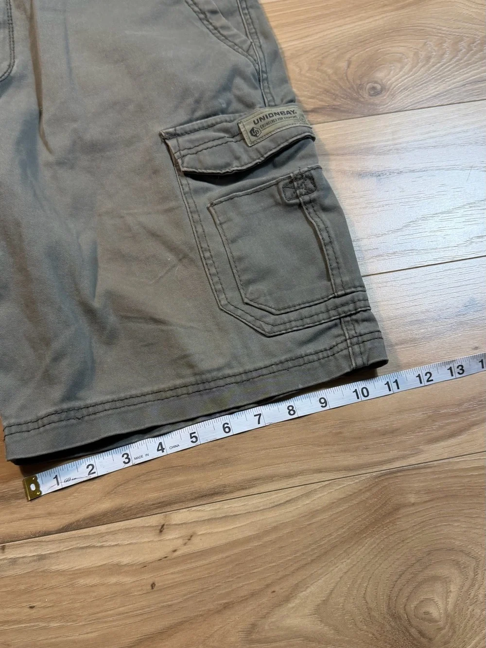 Unionbay Olive Green Men's Cargo Shorts